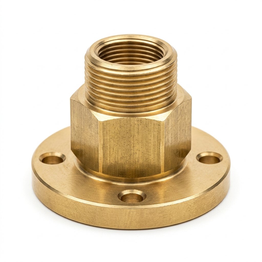 Brass Hex Holder Flange